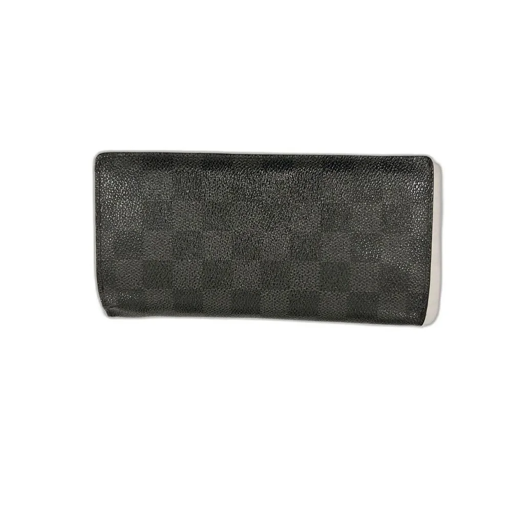Louis Vuitton Damier Graphite Canvas Leather Brazza Wallet - Unisex